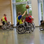 Training Rollstuhlbasketball des RSV Murnau