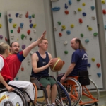 Training Rollstuhlbasketball des RSV Murnau