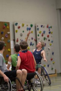 Training Rollstuhlbasketball des RSV Murnau