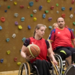 Training Rollstuhlbasketball des RSV Murnau