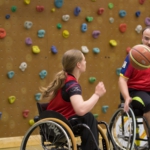 Training Rollstuhlbasketball des RSV Murnau