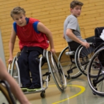 Training Rollstuhlbasketball des RSV Murnau