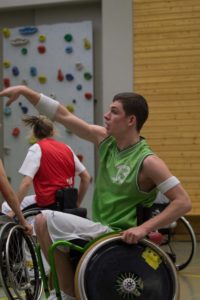 Training Rollstuhlbasketball des RSV Murnau