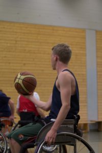 Training Rollstuhlbasketball des RSV Murnau