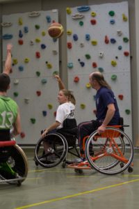 Training Rollstuhlbasketball des RSV Murnau