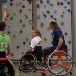 Training Rollstuhlbasketball des RSV Murnau