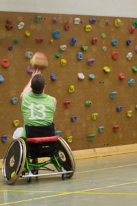 Training Rollstuhlbasketball des RSV Murnau