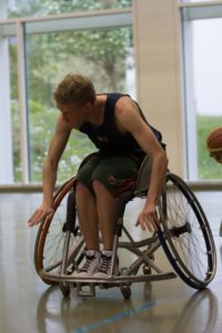 Training Rollstuhlbasketball des RSV Murnau