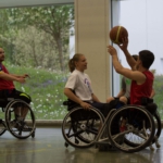 Training Rollstuhlbasketball des RSV Murnau