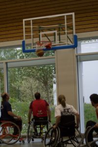 Training Rollstuhlbasketball des RSV Murnau