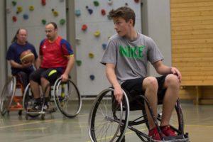 Training Rollstuhlbasketball des RSV Murnau