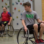 Training Rollstuhlbasketball des RSV Murnau