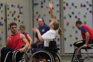 Training Rollstuhlbasketball des RSV Murnau