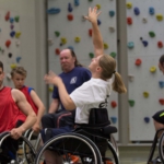 Training Rollstuhlbasketball des RSV Murnau