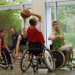 Training Rollstuhlbasketball des RSV Murnau