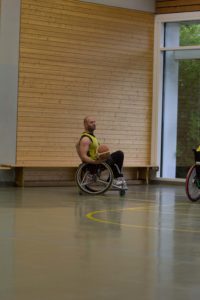 Training Rollstuhlbasketball des RSV Murnau