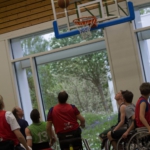 Training Rollstuhlbasketball des RSV Murnau