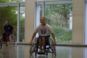 Training Rollstuhlbasketball des RSV Murnau