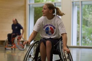 Training Rollstuhlbasketball des RSV Murnau