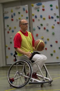Training Rollstuhlbasketball des RSV Murnau