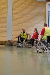 Training Rollstuhlbasketball des RSV Murnau