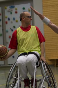 Training Rollstuhlbasketball des RSV Murnau