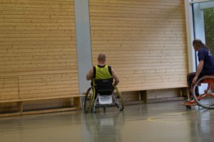Training Rollstuhlbasketball des RSV Murnau