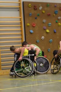 Training Rollstuhlbasketball des RSV Murnau