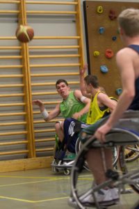 Training Rollstuhlbasketball des RSV Murnau