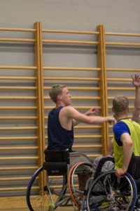 Training Rollstuhlbasketball des RSV Murnau