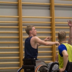 Training Rollstuhlbasketball des RSV Murnau