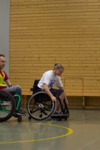 Training Rollstuhlbasketball des RSV Murnau