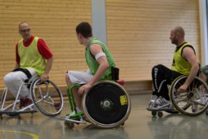 Training Rollstuhlbasketball des RSV Murnau