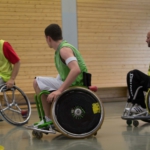 Training Rollstuhlbasketball des RSV Murnau