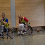 Training Rollstuhlbasketball des RSV Murnau