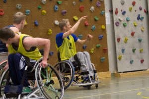 Training Rollstuhlbasketball des RSV Murnau