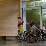 Training Rollstuhlbasketball des RSV Murnau