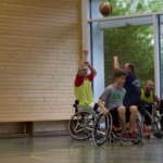 Training Rollstuhlbasketball des RSV Murnau