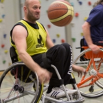 Training Rollstuhlbasketball des RSV Murnau