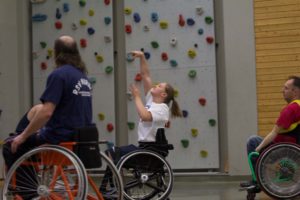 Training Rollstuhlbasketball des RSV Murnau