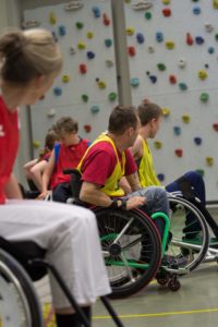 Training Rollstuhlbasketball des RSV Murnau