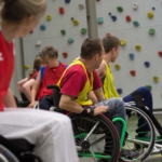 Training Rollstuhlbasketball des RSV Murnau