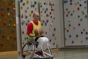 Training Rollstuhlbasketball des RSV Murnau