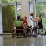 Training Rollstuhlbasketball des RSV Murnau