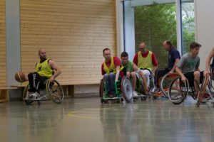 Training Rollstuhlbasketball des RSV Murnau