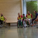 Training Rollstuhlbasketball des RSV Murnau