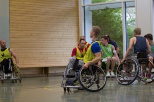 Training Rollstuhlbasketball des RSV Murnau