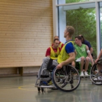 Training Rollstuhlbasketball des RSV Murnau