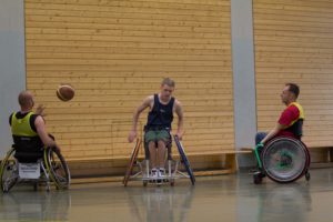 Training Rollstuhlbasketball des RSV Murnau