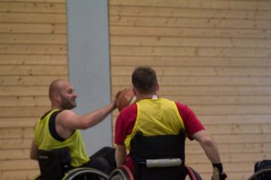 Training Rollstuhlbasketball des RSV Murnau
